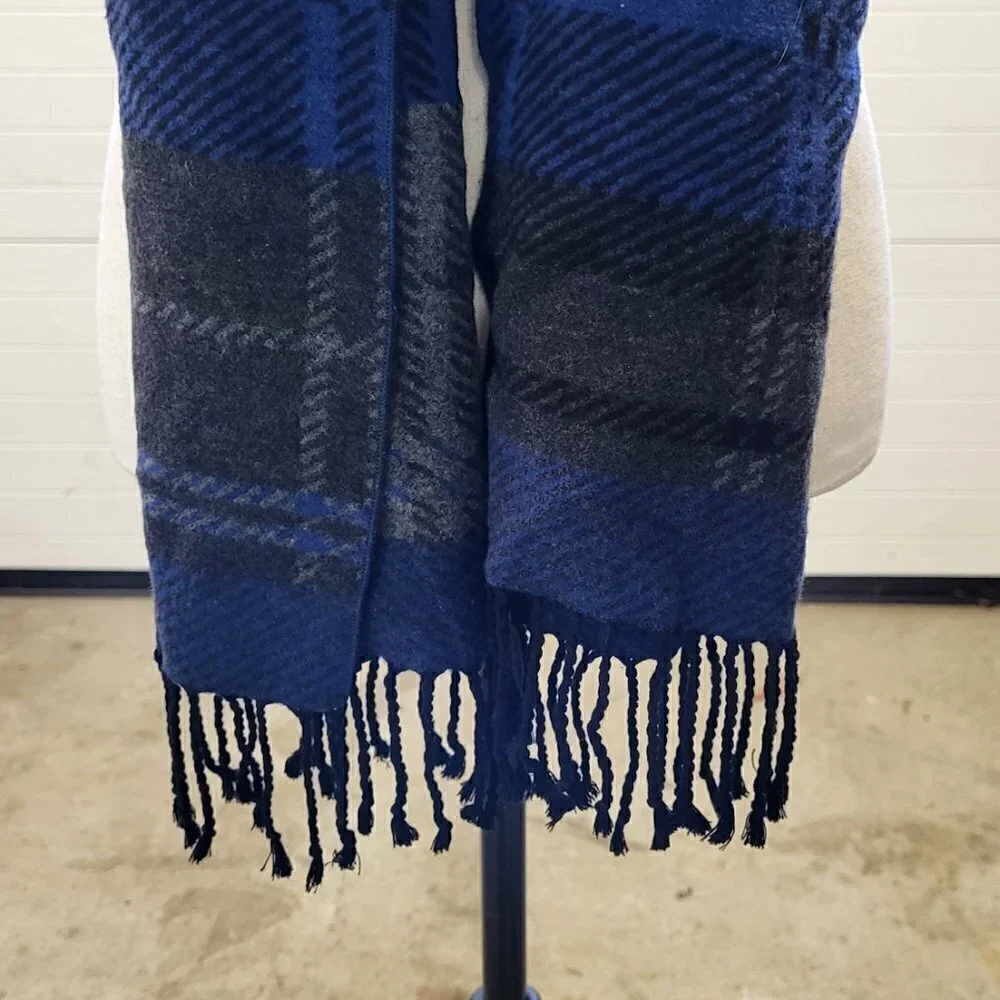 100% Silk Club Room Plaid Scarf